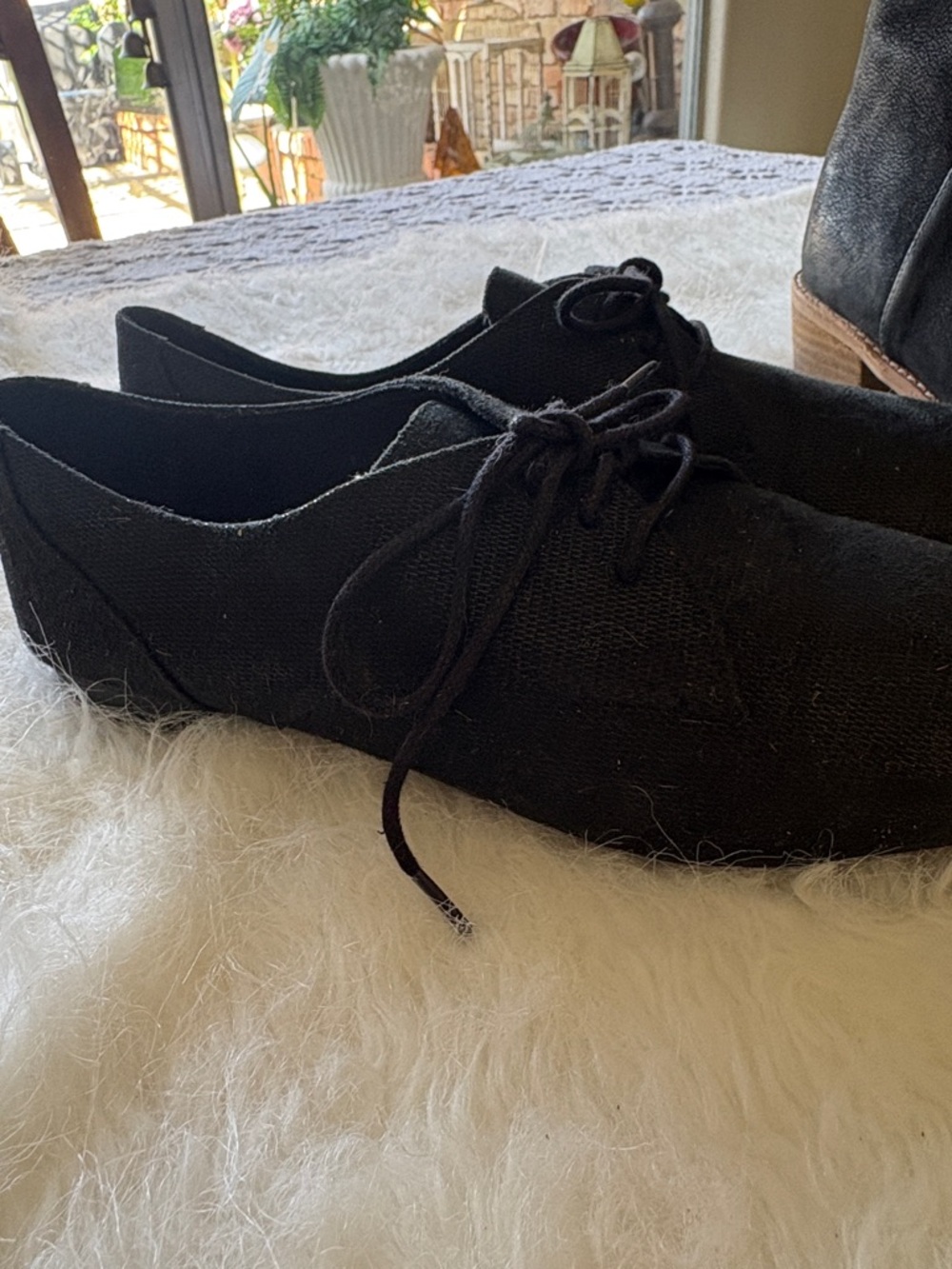 Women's Black Leather Ankle Booties - Minimalist Slip-On Style - Picture 3 of 6